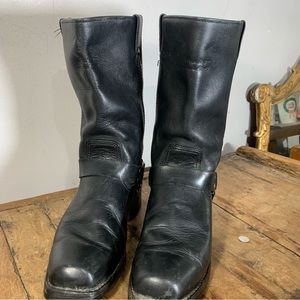 Mens Harley Davidson leathers motorcycle boots